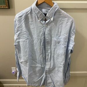Men's Light Blue Button-Down Shirt